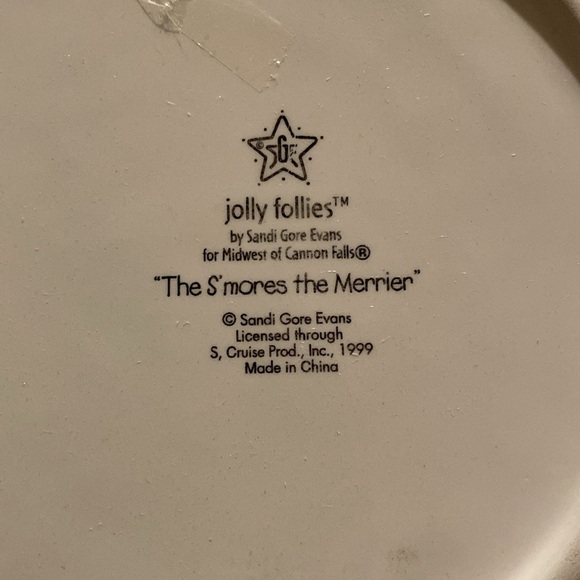 FROSTY FOLLIES HOLIDAY PLATE NWOT - Picture 4 of 5